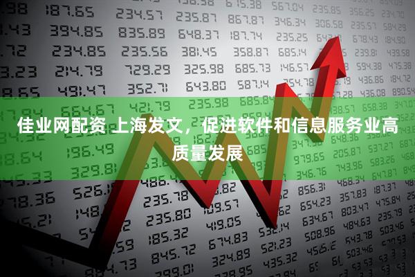 佳业网配资 上海发文，促进软件和信息服务业高质量发展